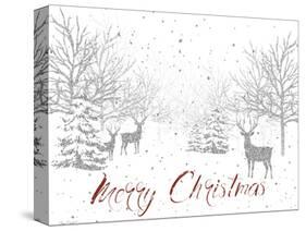 Christmas Silver 1-Jean Plout-Stretched Canvas
