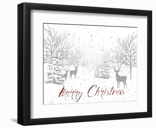 Christmas Silver 1-Jean Plout-Framed Giclee Print