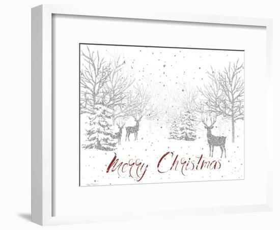 Christmas Silver 1-Jean Plout-Framed Giclee Print