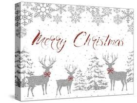 Christmas Silver 2-Jean Plout-Stretched Canvas