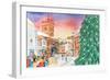 Christmas Singers-Tony Todd-Framed Premium Giclee Print