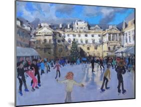 Christmas skating, Somerset House-Andrew Macara-Mounted Giclee Print