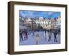 Christmas skating, Somerset House-Andrew Macara-Framed Giclee Print