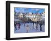 Christmas skating, Somerset House-Andrew Macara-Framed Giclee Print