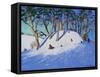 Christmas Sledging-Andrew Macara-Framed Stretched Canvas