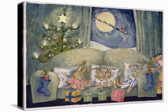 Christmas, Sleeping Rabbits, 1995-David Cooke-Stretched Canvas