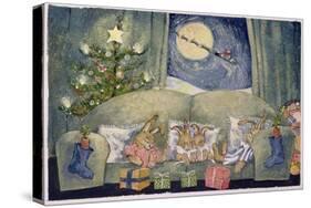 Christmas, Sleeping Rabbits, 1995-David Cooke-Stretched Canvas