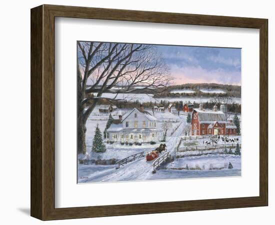 Christmas Sleigh Ride-Bob Fair-Framed Giclee Print