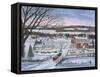 Christmas Sleigh Ride-Bob Fair-Framed Stretched Canvas