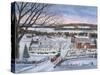 Christmas Sleigh Ride-Bob Fair-Stretched Canvas