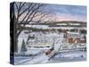 Christmas Sleigh Ride-Bob Fair-Stretched Canvas