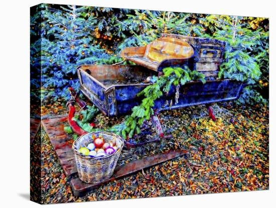 Christmas Sleigh Tradition-Dorothy Berry-Lound-Stretched Canvas