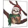 Christmas Sloth I-Elizabeth Medley-Mounted Art Print