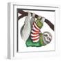 Christmas Sloth II-Elizabeth Medley-Framed Art Print