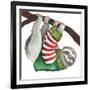 Christmas Sloth II-Elizabeth Medley-Framed Art Print