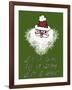 Christmas Snowflake Santa-Cyndi Lou-Framed Giclee Print