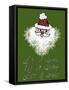 Christmas Snowflake Santa-Cyndi Lou-Framed Stretched Canvas