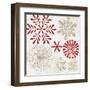 Christmas Snowflakes-PI Studio-Framed Art Print