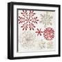 Christmas Snowflakes-PI Studio-Framed Art Print