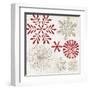 Christmas Snowflakes-PI Studio-Framed Art Print