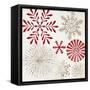Christmas Snowflakes-PI Studio-Framed Stretched Canvas