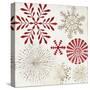 Christmas Snowflakes-PI Studio-Stretched Canvas