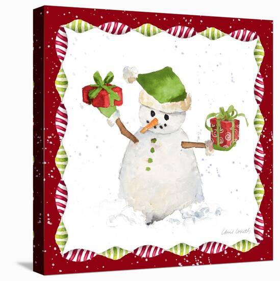Christmas Snowman I-Lanie Loreth-Stretched Canvas