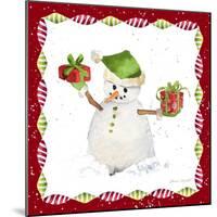 Christmas Snowman I-Lanie Loreth-Mounted Art Print