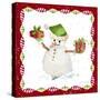 Christmas Snowman I-Lanie Loreth-Stretched Canvas