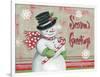Christmas Snowman II-Kimberly Poloson-Framed Art Print
