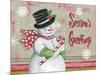 Christmas Snowman II-Kimberly Poloson-Mounted Art Print