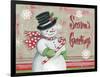 Christmas Snowman II-Kimberly Poloson-Framed Art Print