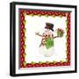 Christmas Snowman II-Lanie Loreth-Framed Art Print