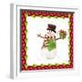 Christmas Snowman II-Lanie Loreth-Framed Art Print