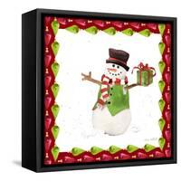 Christmas Snowman II-Lanie Loreth-Framed Stretched Canvas