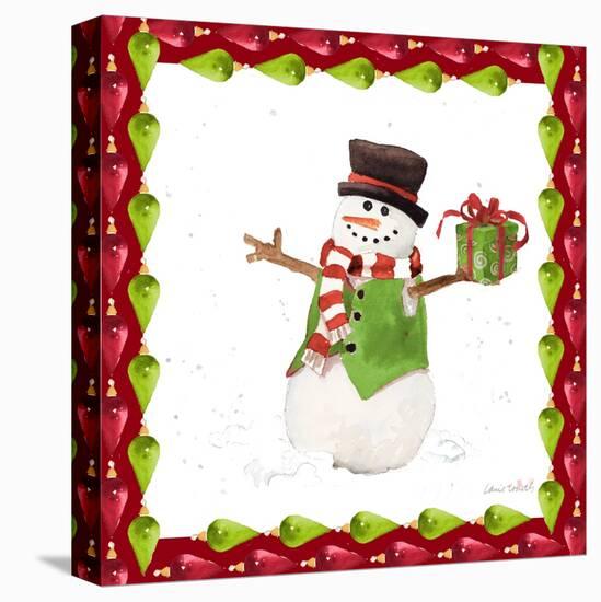 Christmas Snowman II-Lanie Loreth-Stretched Canvas