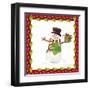 Christmas Snowman II-Lanie Loreth-Framed Art Print