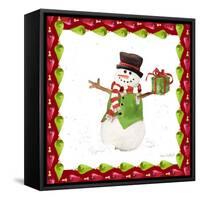 Christmas Snowman II-Lanie Loreth-Framed Stretched Canvas