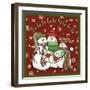 Christmas Songs Snowmen-Jean Plout-Framed Giclee Print