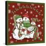 Christmas Songs Snowmen-Jean Plout-Stretched Canvas