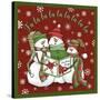 Christmas Songs Snowmen-Jean Plout-Stretched Canvas