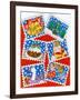 Christmas Stamps-Tony Todd-Framed Giclee Print