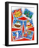 Christmas Stamps-Tony Todd-Framed Giclee Print