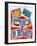 Christmas Stamps-Tony Todd-Framed Giclee Print