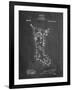 Christmas Stocking 1912 Patent-Cole Borders-Framed Art Print