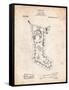 Christmas Stocking 1912 Patent-Cole Borders-Framed Stretched Canvas