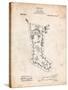 Christmas Stocking 1912 Patent-Cole Borders-Stretched Canvas