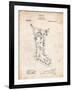 Christmas Stocking 1912 Patent-Cole Borders-Framed Art Print