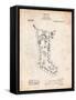 Christmas Stocking 1912 Patent-Cole Borders-Framed Stretched Canvas