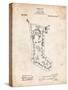 Christmas Stocking 1912 Patent-Cole Borders-Stretched Canvas